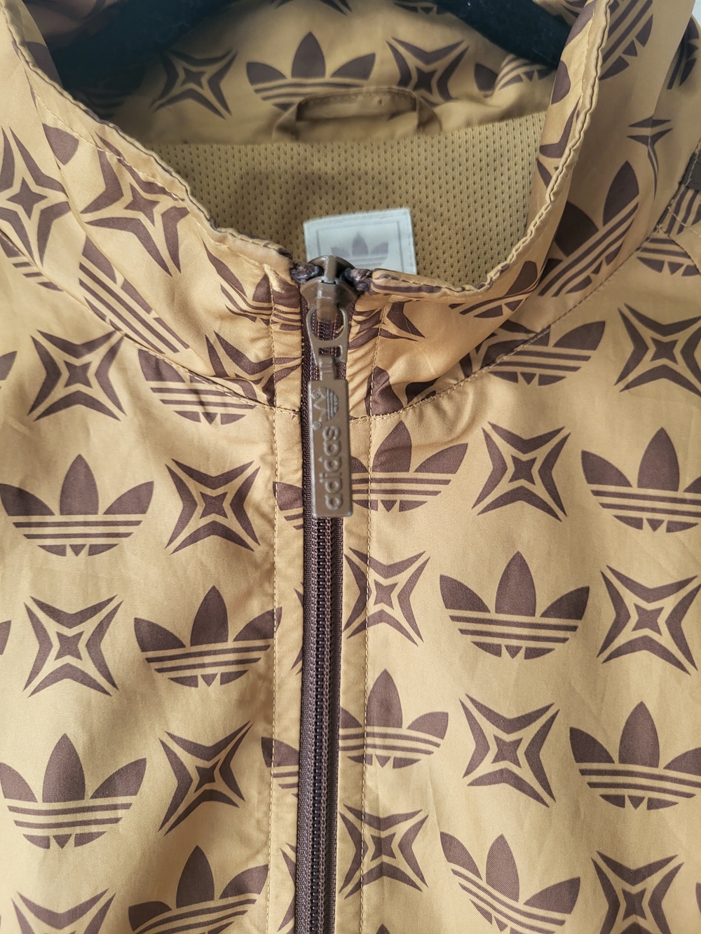 Vintage Rare 2007 Adidas Originals Trefoil Men’s Brown Track Jacket - Picture 5 of 11